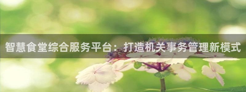 尊龙官网下载：智慧食堂综合服务平台：打造机关事务管理新模式